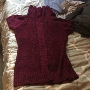 A knit dress